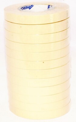 12 Pack 3/4'' Premium Grade Automotive Masking Tan Tape American IPG