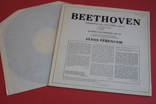 SLPX 11457 Beethoven Symphony No.5 Egmont Ferencsik HUNGAROTON STEREO LP - Picture 2 of 2