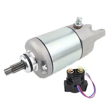 Starter Motor & Solenoid Relay for HONDA FourTrax300 TRX300 TRX300FW 1988-2000