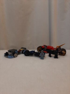 Lego Mixed Lot Assorted Random LEGOS Bricks Building Toys Partial Built Cars Etc