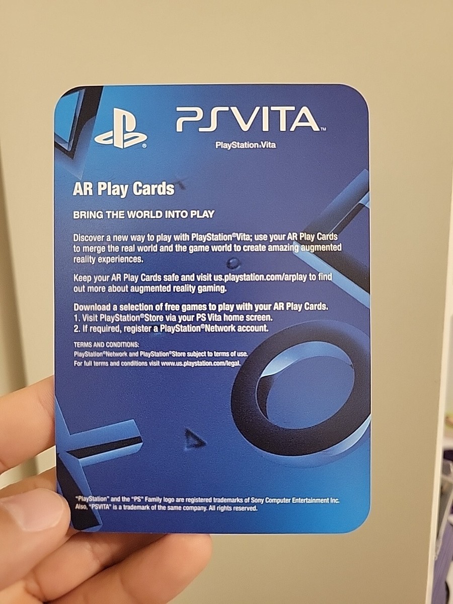 SONY PLAYSTATION PS VITA AR PLAY CARDS 1-6 | eBay