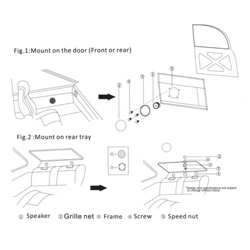 Universal Car Speaker Tweeter 4Ohm Dome Treble Speaker Auto Audios Loudspeaker - Picture 4 of 8