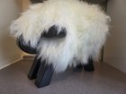 SHEEP FOOTSTOOL-LUXURY GENUINE SHEEPSKIN FOOTSTOOL MADE TO YOUR SPECIFICATIONS