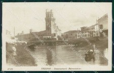 Padova Città Osservatorio Astronomico Barche Foto cartolina RB9764