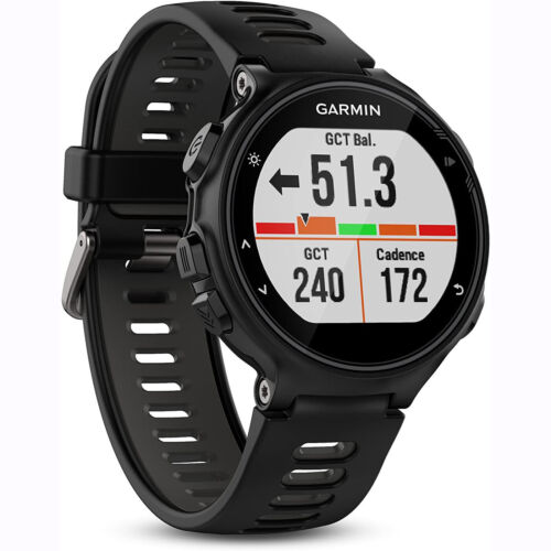metal tage medicin mulighed Garmin Forerunner 735XT Multisport GPS Running Smartwatch, Black/Gray  753759157722 | eBay