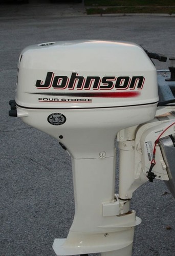 Johnson 4 HP Four Stroke outboard engine decal sticker set kit reproduction 4HP - Picture 2 of 2