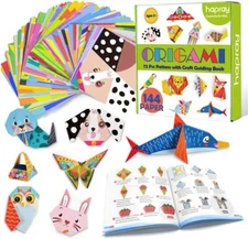 Origami Kit 144 sheets Paper for Kids 72 152 (72Patterns*2)
