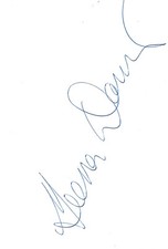 Geena Davis autograph signed 10x15 cm index card