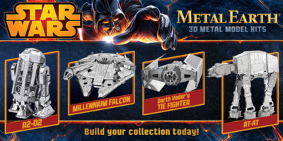Metal Earth Star Wars Miniature Metal Models Kit Gift Laser