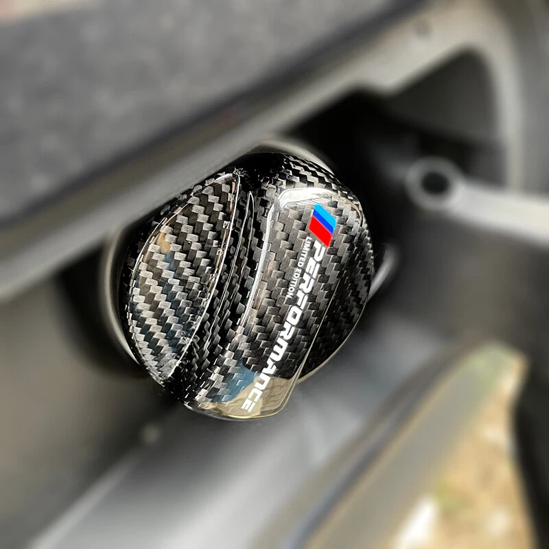 Genuine Carbon Fiber Gas Fuel Cap Cover For BMW E90 E92 E93 3-Series Performance - Image 2 of 4