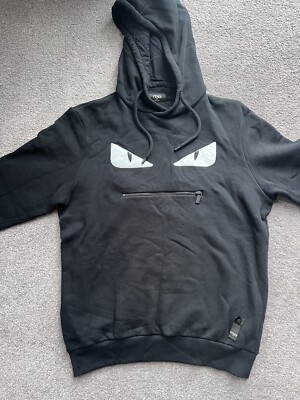 Fendi Monster Eyes Hoodie Size 48 M Worn Once RRP £750 UK