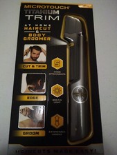 Microtouch Titanium Trim At Home Haircut  Body Groomer w/Built-In Light