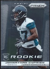 2013 Panini Prizm Football JOHNATHAN CYPRIEN RC Rookie Card #244. rookie card picture