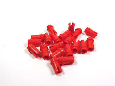 LEGO 20 Red Technic Half Pins M5