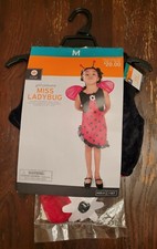 Miss Ladybug Halloween Costume Size M 6/8 NWT