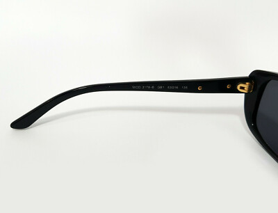 VERSACE Dioptric Sunglasses Black Gold Frames Crystals 
