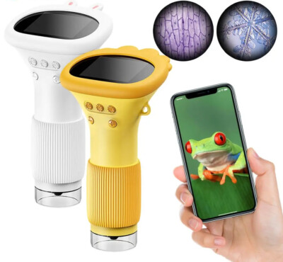 1000X Handheld Digitalmikroskop 2 Zoll IPS Bildschirm Kinder Biologische Insekte