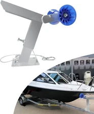 Boat Trailer Winch Stand with Roller,Fits3"x4"Frames,Multiple Height Adjustments
