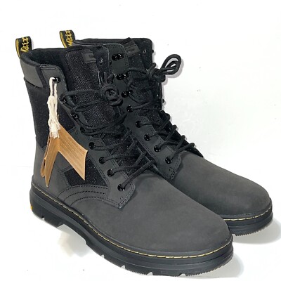 Dr. Martens Iowa 8-Eye Combat Work Shoes Mens Size 13 Black 25250001 Tough Poly Dr. Martens Iowa 8-Eye Combat Work Shoes Mens Size 13 Black  main image 2