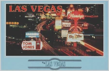 Las Vegas Fun Capitol of the World Tom Jones on Billboard 1988 Postcard