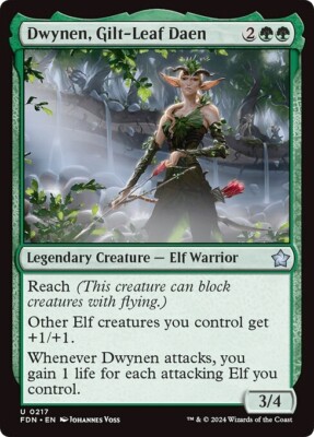 DWYNEN, GILT-LEAF DAEN x4 mtg NM-M Foundations 4 Unc