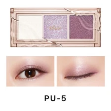 [NEW] KOSE Visee Killer Eye Trio PU-5 Eyeshadow Purple Glitter Palette Japan