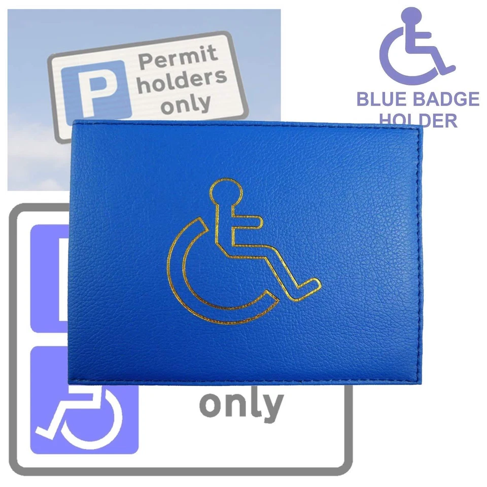 Disabled Blue Badge Wallet Holder Hologram Safe Parking Permit Display Cover