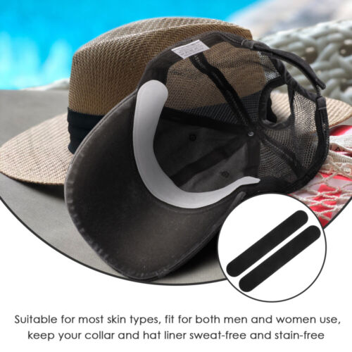 20 Pcs Hat Inside Liner Tape Roll Sweat Pad Women's Sweatband Cushion - Picture 4 of 12