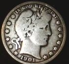 1901-O-- Barber Half Dollar TOUGH KEY DATE