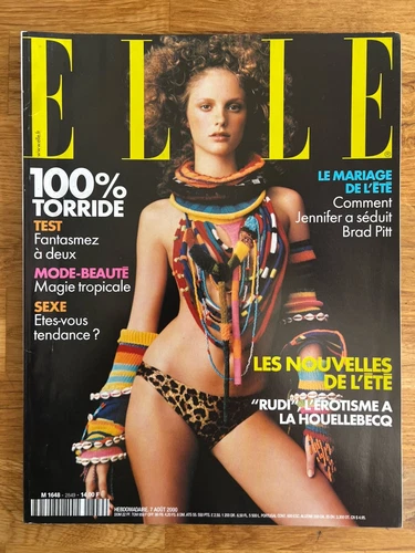 ELLE French #2849 Aout 2000 - Maria - Mode MADAGASCAR Style Pub - Jennifer LOPEZ