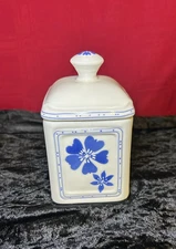 VTG Villeroy & Boch 1748 Kitchen Jar Blue and white Spice Jam Jar