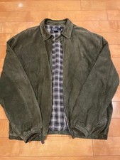 Rare Vintage Ralph Lauren Leather Suede Jacket No Pony