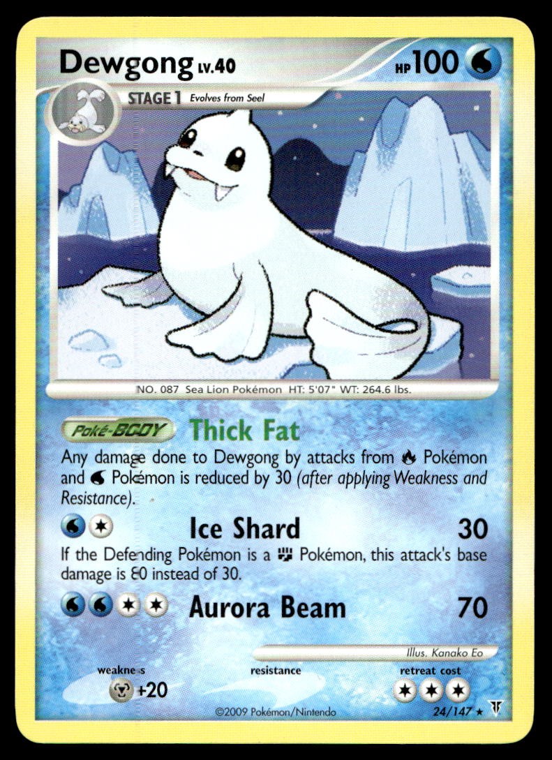 EX-NM Supreme Victors Dewgong Rare 24 Pokemon TCG