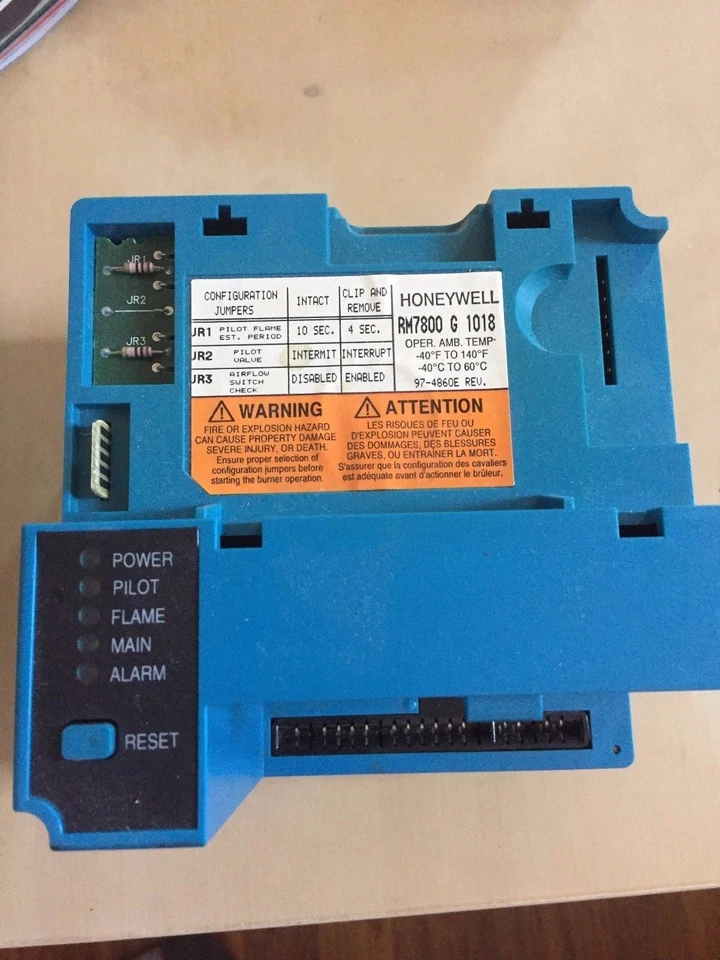 HONEYWELL RM7800 G 1018 BURNER CONTROL ,HONEYWELL RM7800G1018,AP,AJ,SJ,SF,SE - Image 3 of 4