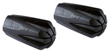 Leki Rubber Trekking Tips - Pair of Hiking Pole, Nordic Walking Stick Ends Caps