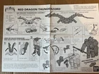 MM Power Rangers vintage 1994 Red Dragon Thunderzord instructions only