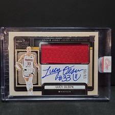 Panini One and One Lucy Olsen Mystics Rookie Jumbo Jersey Autograph /99