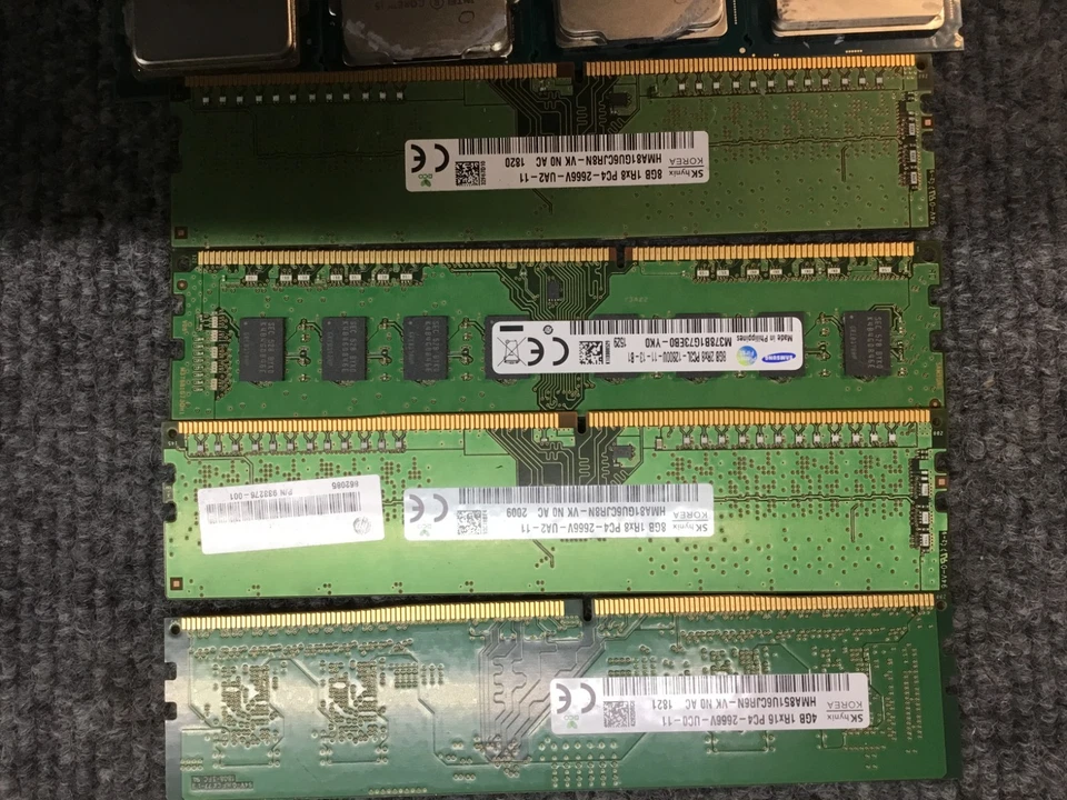 MIX LOT OF 8 Intel Core i5-i3-i7+memory - Image 4 of 4