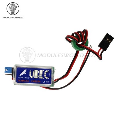 HOBBYWING RC UBEC 5V 6V 3A Max 5A Switch Mode Lowest RF Noise BEC for RC Models