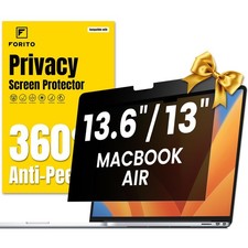 F FORITO 360  Privacy Screen Protector Compatible with MacBook Air 13.6 inch ...