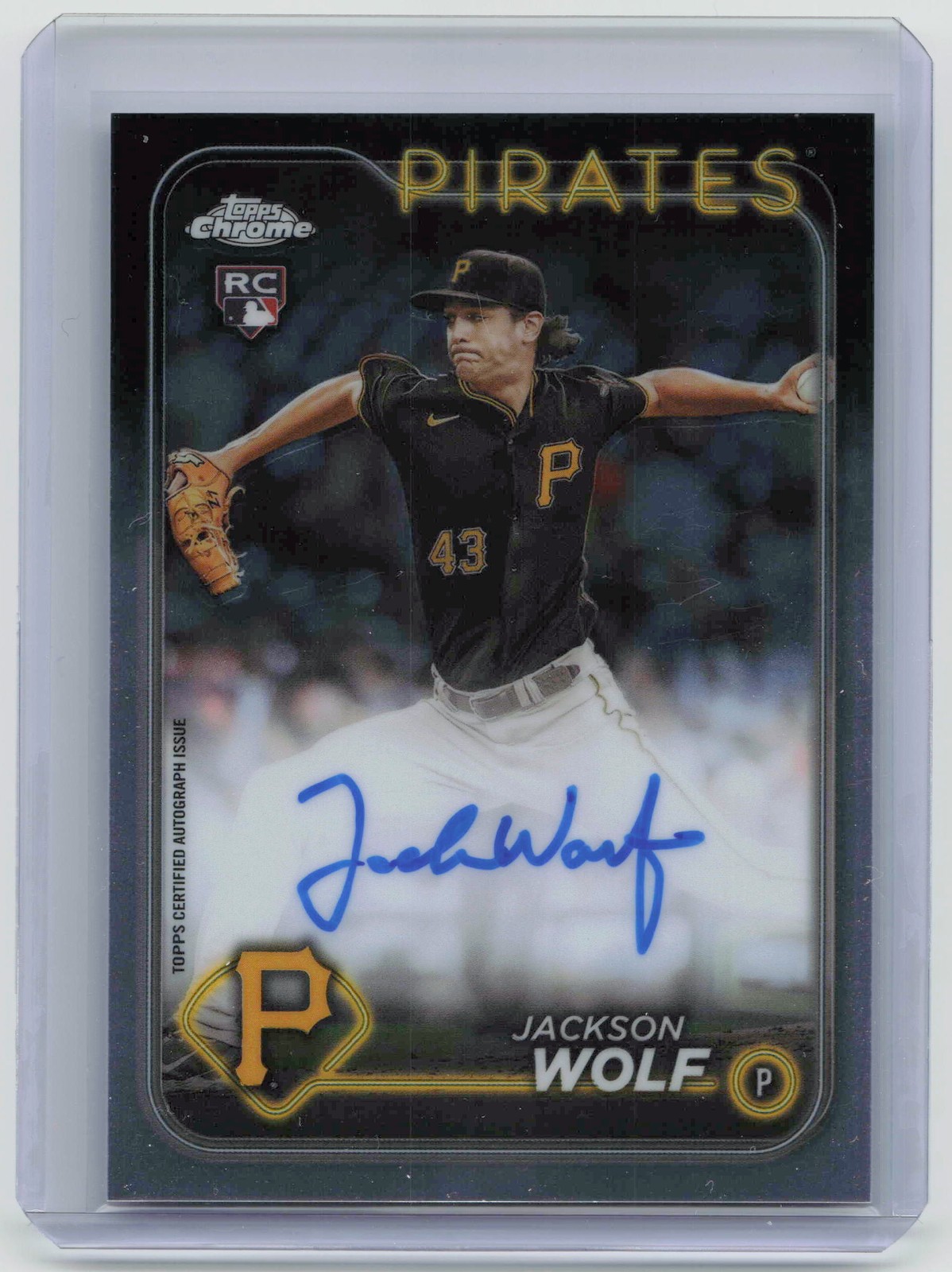 2024 Topps Chrome #RA-JWO Jackson Wolf Rookie Autographs