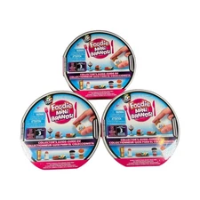 Lot of 3 - Foodie Mini Brands Collectors Guide Zuru Surprise - 2 Sealed NIB!