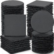 Slate Coasters Natural Square 10cm Craft Design Mat Wedding Engraving Wholesale