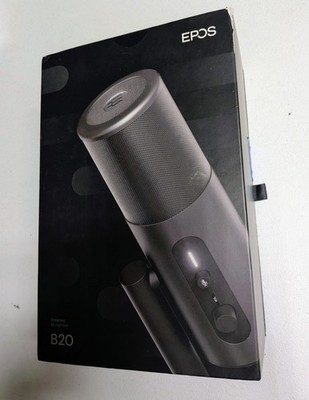 EPOS B20 Streaming Microphone EPWD2 Black Sennheiser Podcast Cardioid Mic USB-C
