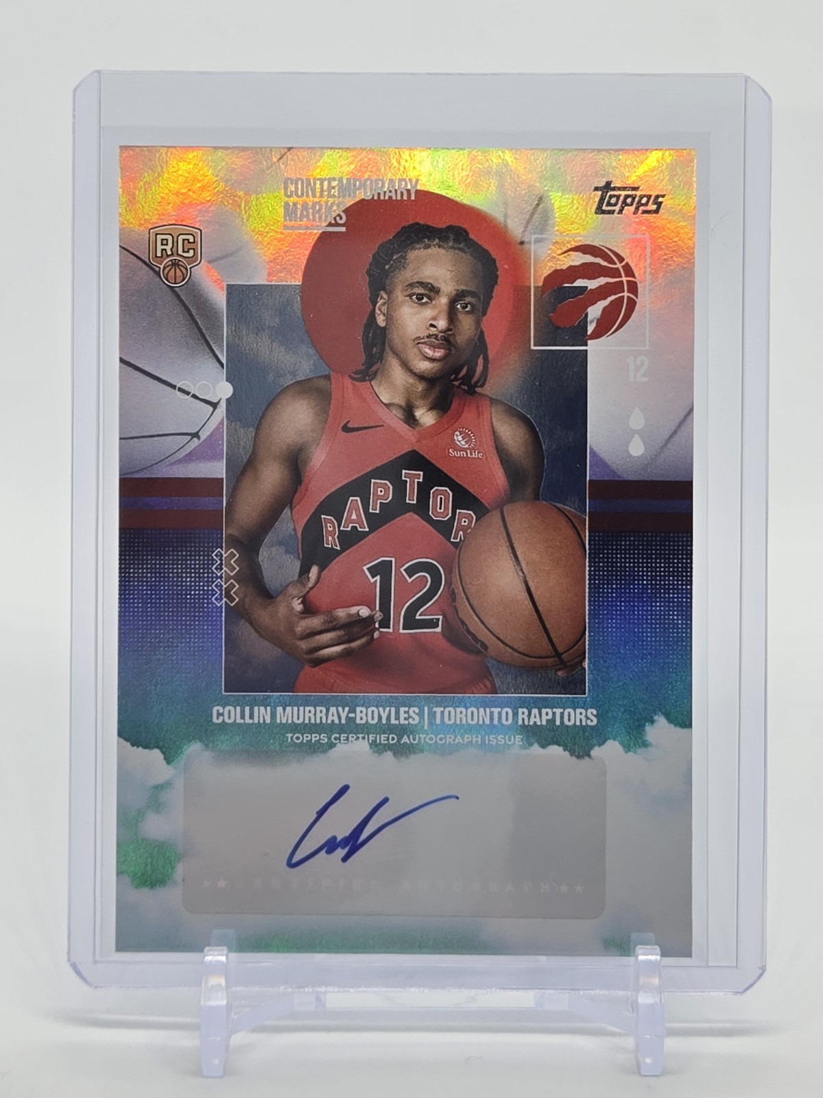 2025-26 Topps Basketball COLLIN MURRAY-BOYLES RC AUTO Contemporary Marks