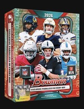 2026 Bowman Football Mega Box Presale!!! Ships Sep. 30th-Oct Exclusive Parallels