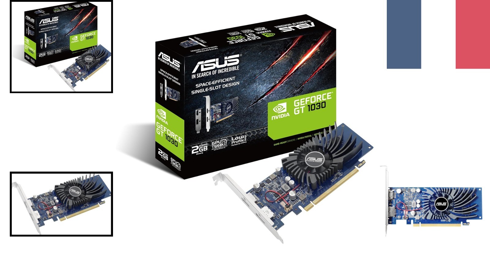 ASUS GT1030 2GB GDDR5 la Carte Graphique Parfaite pour Votre PC Home Cinéma