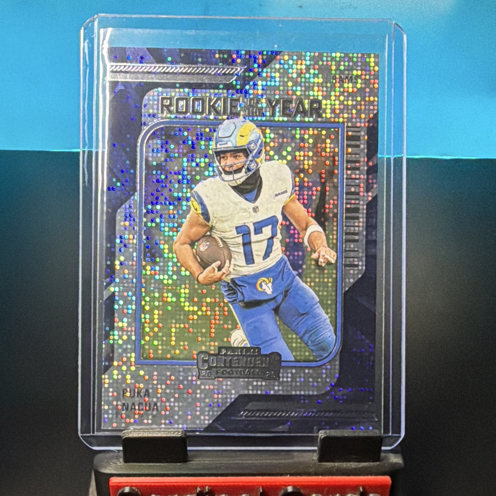 Panini 2023 Contenders Puka Nacua Rams Rookie of the Year Contenders #19