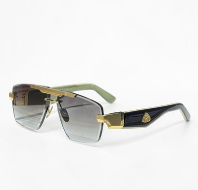 MAYBACH The President II Gold Black / Grey Gradient 140 Unisex Sunglasses New 