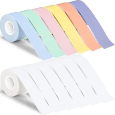 12 Rolls Continuous Labels D30 Label Maker Tape 15 mm x 4 M/ 0.59'' x 13.12 f...
